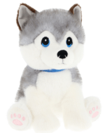 KEEL TOYS pliušinis šunelis haskis, 23 cm, SE4542