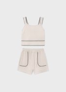 MAYORAL palaidinė ir šortai, bone, 6.213-70, 140 cm