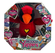 HAPPY YAPPERS interaktyvus pliušinis paukštis Kardinolas, 9381