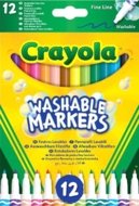 CRAYOLA nuplaunami flomasteriai Fineline, 12 vnt., 58-6671