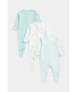 MOTHERCARE šliaužtinukas ilgomis rankovėmis, 3vnt., FE113 