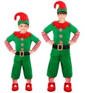 WIDMANN kostiumas Santa's Litlle Helper Elf, dydis (104 cm / 2-3 metai), 88880