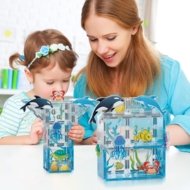 PICASSO TILES Magnetinis konstruktorius su 8 figūrėlėmis Aquarium 26 det., PTQ25