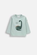 COCCODRILLO marškinėliai ilgomis rankovėmis, žali, WC6143103HBN-031-080, 80 dydis