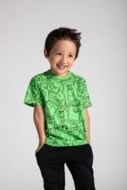 MOKIDA marškinėliai MOKIDA COLLECTION BOY, žali, ZM5143206MCB-011-128, 128 cm