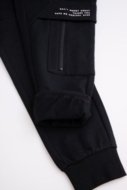 COCCODRILLO sportinės kelnės GRUNGE SWAMP BOY JUNIOR, juodos, ZC4120104GBJ-021-164, 164 cm