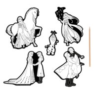 MOXY FROZEN nutrinamų lipdukų rinkinys, TT681804