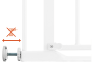 HAUCK apsauginiai varteliai CLEAR STEP AUTOCLOSE 2 SET +21 cm., White, 597507