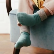 STEVEN kojinės neslystančiais padais ABS, mėlynos, 155-017 20-22