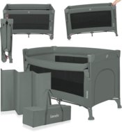 LIONELO lovelė-maniežas ELLEN, Green sage