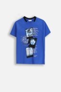 COCCODRILLO marškinėliai X-RAY VISION BOY JUNIOR, mėlyni, ZC5143201XBJ-032-158, 158 cm