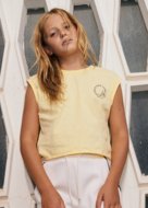 MAYORAL marškinėliai be rankovių, vanilla, 6.014-93, 140 cm