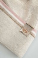 COCCODRILLO kepurė ACCESSORIES WINTER GIRL, kreminė, cm