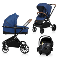LIONELO universalus vežimėlis MIKA 3in1, Blue navy, LO-MIKA 3IN1