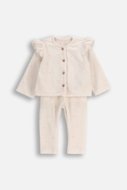 COCCODRILLO komplektas HAPPY PUPPY GIRL NEWBORN, kreminis, cm