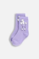 COCCODRILLO kojinės SOCKS GIRL, violetinės, cm