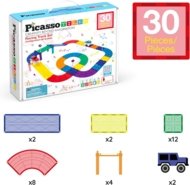 PICASSO TILES Magnetinis konstruktorius Race track 30 det., PTR30