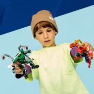 76338 LEGO® | Marvel Robotų kova: Žmogus voras prieš Daktarą Aštuonkojį