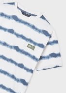 MAYORAL marškinėliai trumpomis rankovėmis, cream-blue, 6.039-43, 140 cm