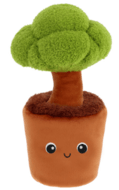 KEEL TOYS pliušinis gėlių vazonėlis Surprise Bonsai, 25 cm, SE4955