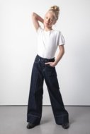 COCCODRILLO kelnės JEANS COLLECTION GIRL, mėlynos, ZC5123102JCG-015-134, 134 cm