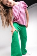 MOKIDA kelnės MOKIDA COLLECTION GIRL, žalios, ZM5120203MCG-011-128, 128 cm