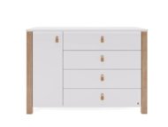 YAPPY KIDS komoda su vystymo lenta ÉTUDE II, White, DSR_ETU2_WHT