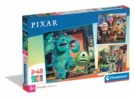 CLEMENTONI dėlionė Square Disney Pixar, 3x48 det., 25065