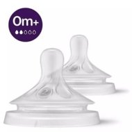 Philips Avent maitinimo buteliuko silikoninis žindukas Natural Response, 0 mėn+, 2 vnt., SCY962/02