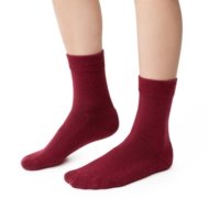 STEVEN merino vilnos kojinės, bordo spalvos, Art.190 UE004, 29-31 dydis