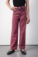 COCCODRILLO kelnės JEANS COLLECTION GIRL, raudonos, ZC5123107JCG-017-164, 164 cm