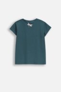 COCCODRILLO marškinėliai EVERYDAY GIRL A, žali, ZC5143221VGA-011-128, 128 cm