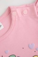 COCCODRILLO smėlinukas HAPPY PUPPY GIRL NEWBORN, rožinis, ZC5112102HGN-033-074, 74 cm