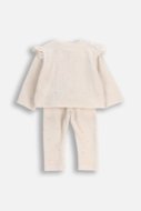 COCCODRILLO komplektas HAPPY PUPPY GIRL NEWBORN, kreminis, cm