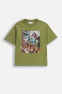 COCCODRILLO marškinėliai EVERYDAY BOY A, žali, ZC5143209VBA-012-110, 110 cm