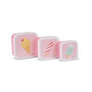 SARO maisto dėžučių rinkinys, 3 vnt., Pink, 70006