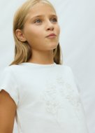 MAYORAL marškinėliai trumpomis rankovėmis, natural, 6.002-91, 157  cm