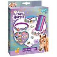 TOTUM kūrybinis rinkinys I Love Horses Charms & Bracelets, 73135