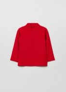 OVS BOY9-36M T-SHIRT L/S 2H 18-24 RED 001926487