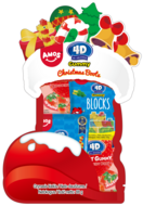 AMOS guminukai CHRISTMAS SOCK, 88 g., MIX1649    