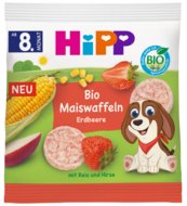 HiPP ekologiški paplotėliai su braškėmis, nuo 8 mėn., 23 g., 30951