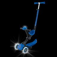 GLOBBER paspirtukas Go Up Deluxe Flash Lights, tamsiai mėlynas, 748-600