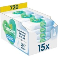 PAMPERS drėgnos servetėlės kūdikiams Harmonie Aqua, 15x48 vnt., 81773414