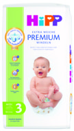 HiPP sauskelnės PREMIUM, 3 dydis, 6-10 kg., 54 vnt., DA92051