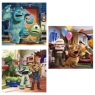 CLEMENTONI dėlionė Square Disney Pixar, 3x48 det., 25065