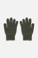 COCCODRILLO pirštuotos pirštinės ACCESSORIES WINTER BOY, khaki, ZC3360302AWB-027