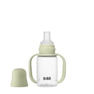 BIBS mokomoji gertuvė su rankenomis, 150 ml., Sage