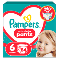 PAMPERS sauskelnės-kelnaitės, dydis 6, 84 vnt, 15kg+, 81748926