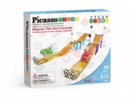 PICASSO TILES Magnetinis konstruktorius Racing Track Set 45 det., PTR04