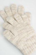 COCCODRILLO pirštuotos pirštinės BASIC ACCESSORIES, smėlio spalvos, ZC3360302BAC-002